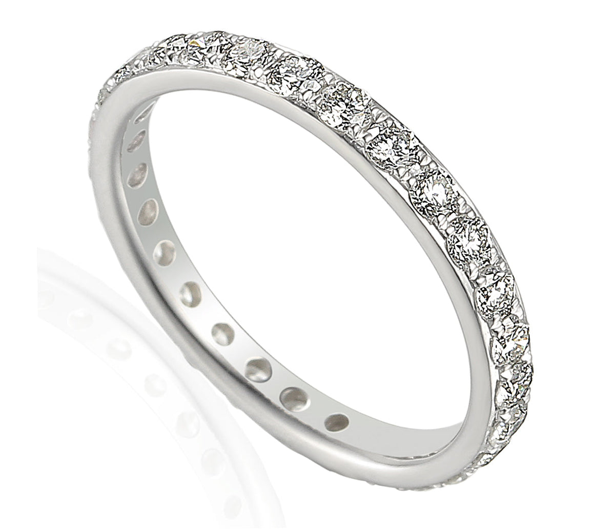 Platinum Diamond Eternity Ring Full 1.20ct - The Real Gem