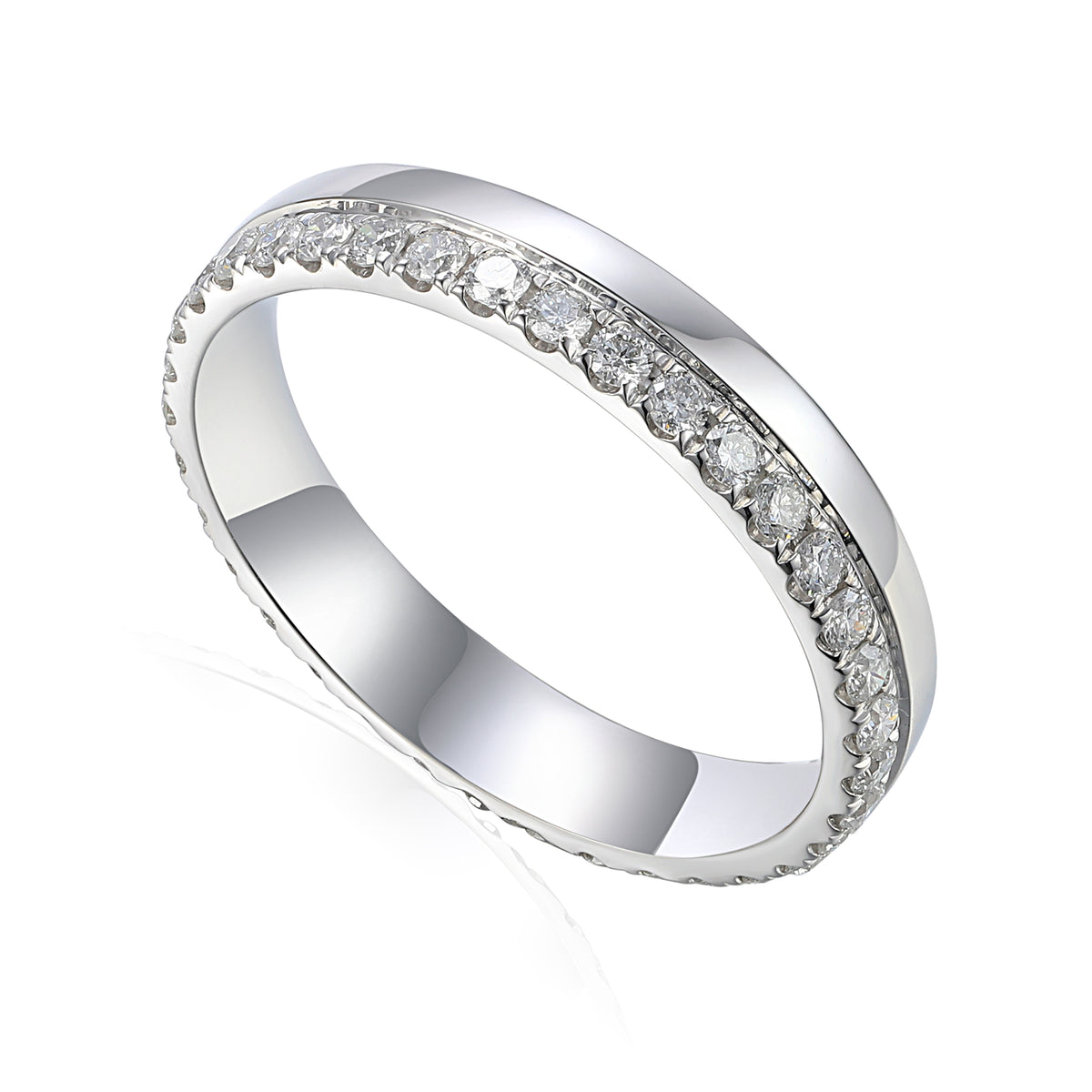 Diamond Micro Set Eternity Ring G/SI