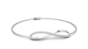 Video of diamond infinity bracelet