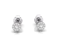 Video of diamond cluster stud earrings 0.10ct